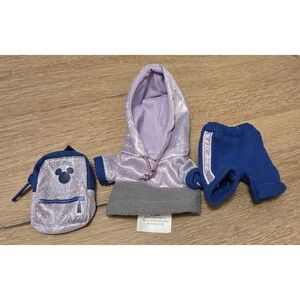 Disney nuiMOs Doll Outfit Set Lavender Glitter Hoodie Mickey Backpack
